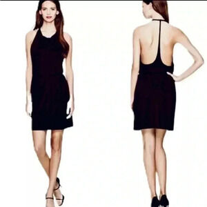 ARITZIA Wilfred Free‎ Ophelia halter dress black Small Rayon blend